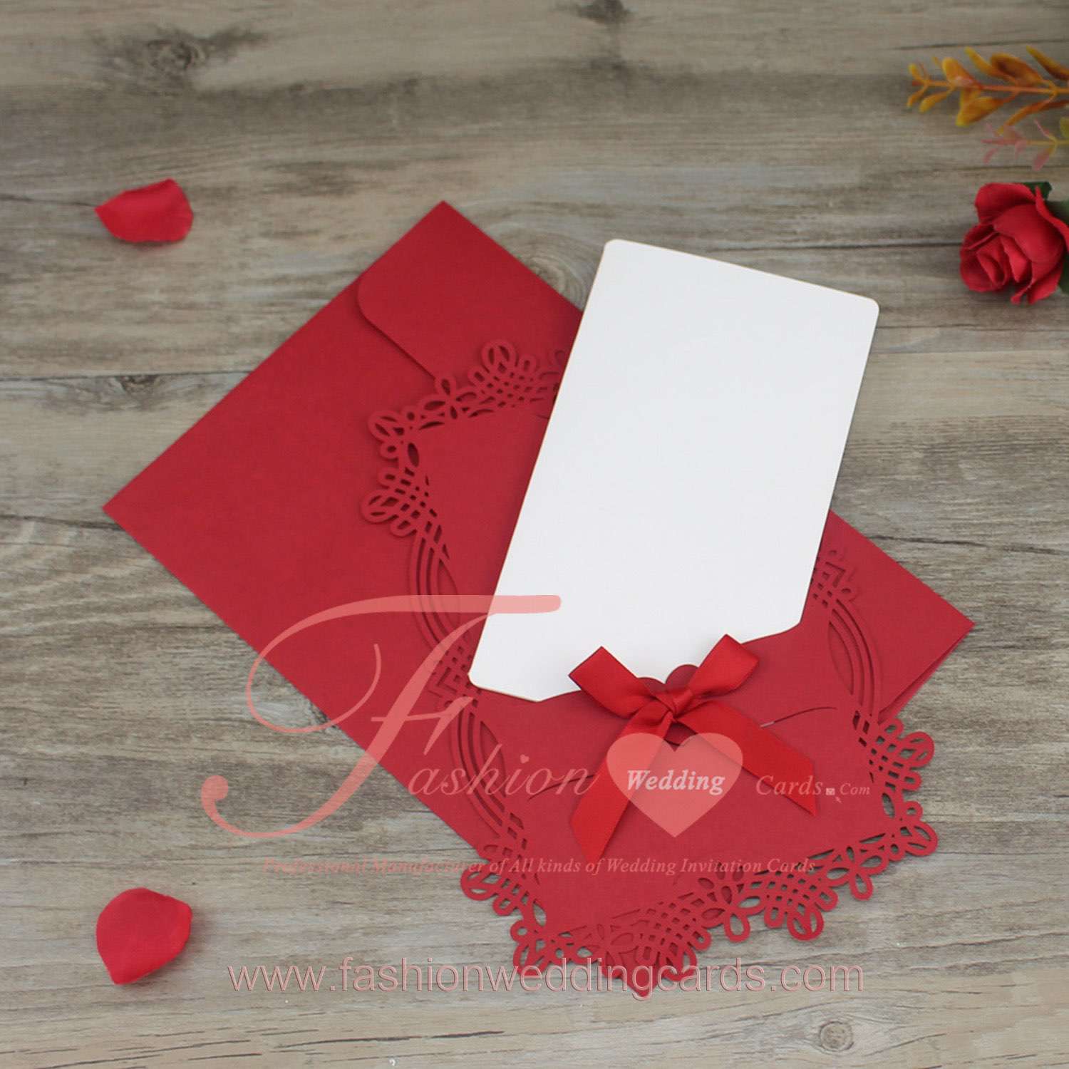 Personalised Laser Cut Wedding Invitations DIY